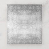 Debbie U-W Marmer Glitter Bruiloft Pruim Slvr ID64 Plaatskaartje (Binnenkant ongevouwen)