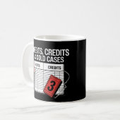 Debet, Credits & Koude Hoesjes Accounting True Cri Koffiemok (Voorkant links)