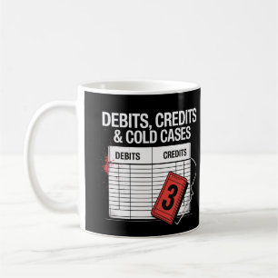 Debet, Credits & Koude Hoesjes Accounting True Cri Koffiemok