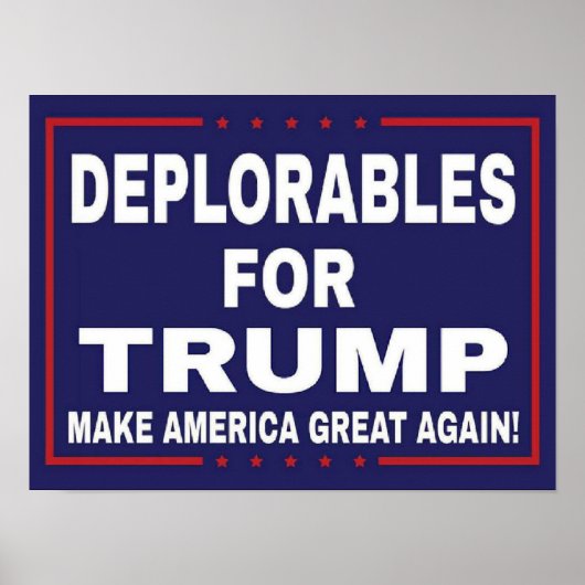 Debetreurenswaardige Poster (Voorkant)