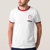 Debian Grey T-Shirt (Voorkant)