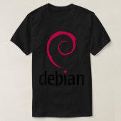 Debian Linux Spiral Open Source Shirt (Design voorkant)