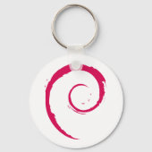 Debian Logo Sleutelhanger (Voorkant)