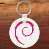 Debian Logo Sleutelhanger (Voorkant)