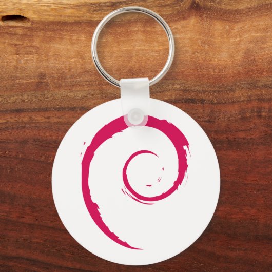 Debian Logo Sleutelhanger (Voorkant)