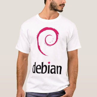 Debian logo t-shirt