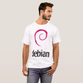 Debian logo t-shirt (Voorkant volledig)