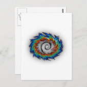 Debian swirl briefkaart (Voorkant / Achterkant)