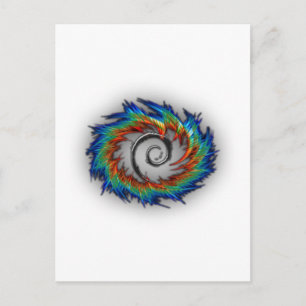 Debian swirl briefkaart