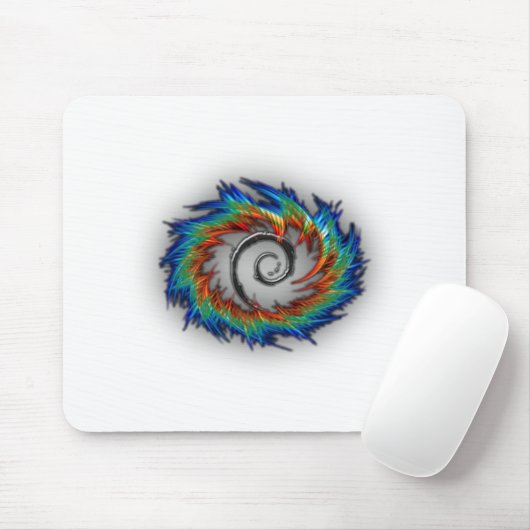 Debian swirl muismat (Met muis)