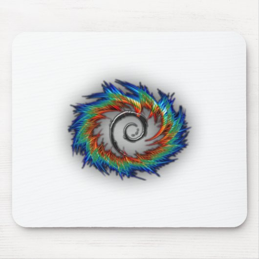 Debian swirl muismat (Voorkant)