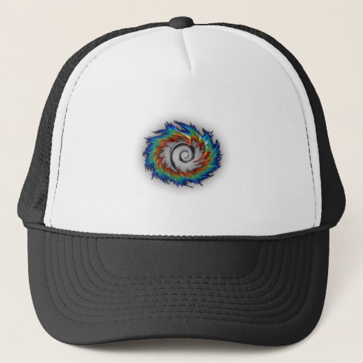 Debian swirl trucker pet (Voorkant)