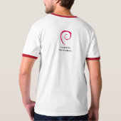 Debian Wine T-shirt (Achterkant volledig)