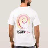 DebianClan Officieel T-shirt (Achterkant)