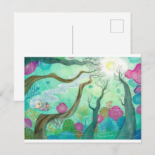 Debiet als water briefkaart (Voorkant / Achterkant)