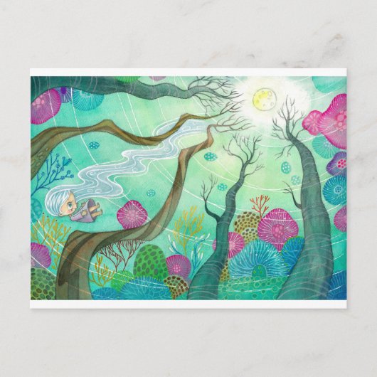 Debiet als water briefkaart (Voorkant)