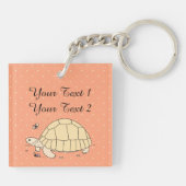 debietschildpad-Sleutelhanger Sleutelhanger (Achterkant)