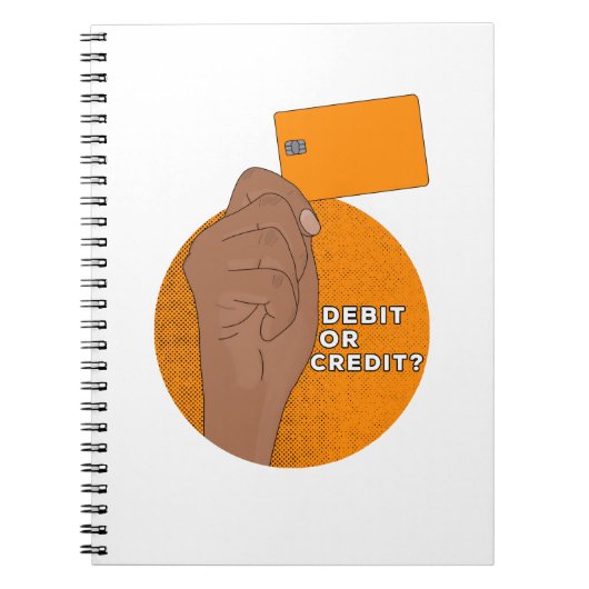 Debit of creditering notitieboek (Voorkant)