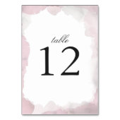 Debonair Blush Roze Bruiloft Kaart (Achterkant)