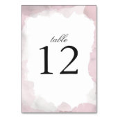 Debonair Blush Roze Bruiloft Kaart (Voorkant)