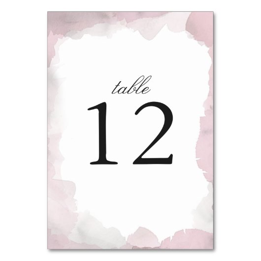 Debonair Blush Roze Bruiloft Kaart (Voorkant)