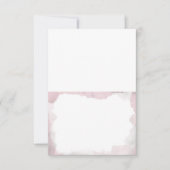 Debonair Blush Roze Trouwkaartjes met vouw Kaart (Voorkant)