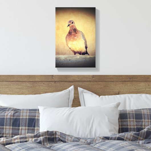 Debonair Dove Canvas Afdruk (Insitu (Slaapkamer))