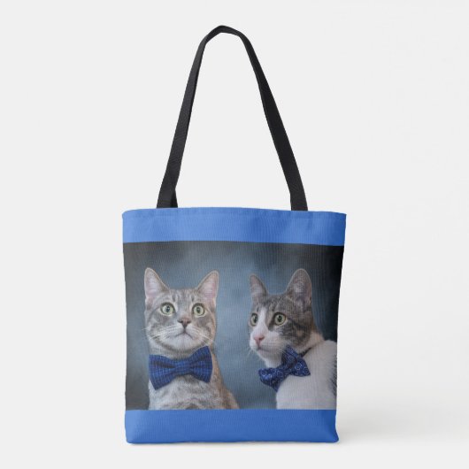 Debonair Kat Tote Bag (Achterkant)