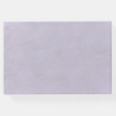 Debonair Lavendel Bruiloft Gastenboek (Achterkant)