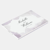 Debonair Lavendel Bruiloft Gastenboek (Hoek)