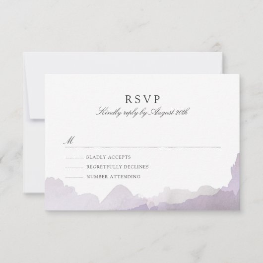 Debonair Lavender RSVP (Voorkant)