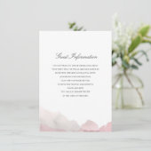 Debonair Trouwinzetstuk Informatiekaartje (Staand voorkant)