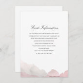 Debonair Trouwinzetstuk Informatiekaartje (Voorkant / Achterkant)