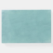 Debonair Turquoise Wedding Gastenboek (Achterkant)