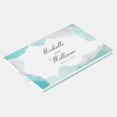Debonair Turquoise Wedding Gastenboek (Hoek)