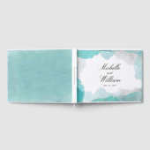 Debonair Turquoise Wedding Gastenboek (Volledig)
