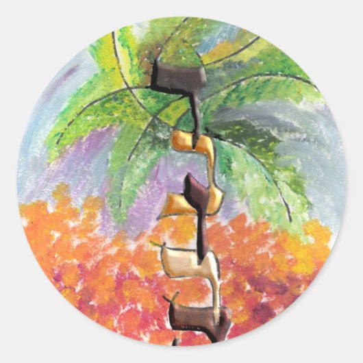 Debora Ronde Sticker (Voorkant)