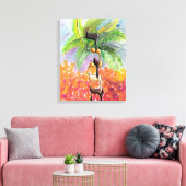 Deborah Canvas Afdruk (Insitu (Woonkamer))