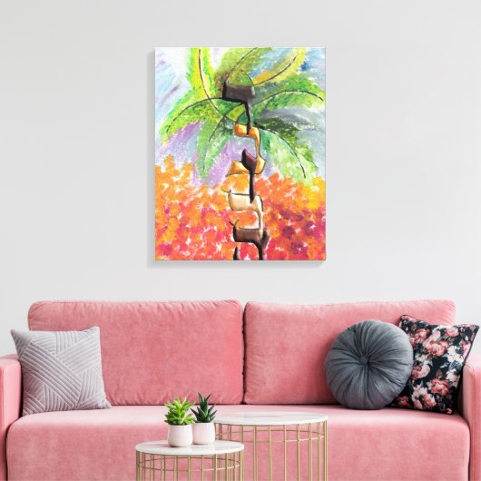 Deborah Canvas Afdruk (Insitu (Woonkamer))