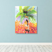 Deborah Canvas Afdruk (Insitu (Houten vloer))