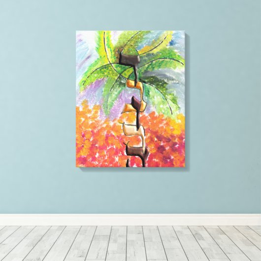 Deborah Canvas Afdruk (Insitu (Houten vloer))