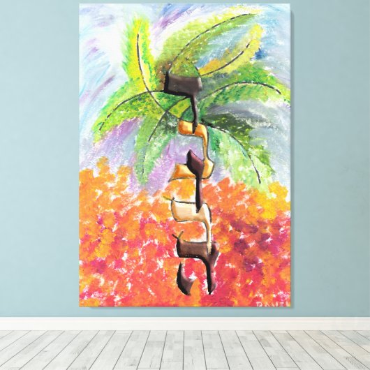 Deborah Canvas Afdruk (Insitu (Houten vloer))