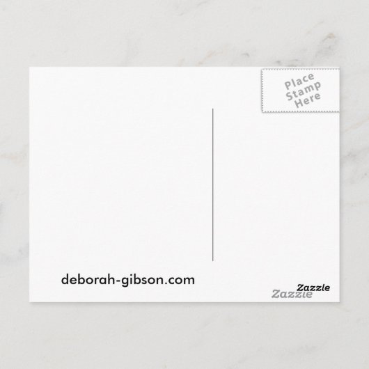 Deborah Gibson Briefkaart (Achterkant)