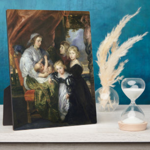 Deborah Kip en haar kinderen Fotoplaat