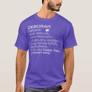 Deborah Naam Definitie Deborah Vrouw Naam 1 T-shirt