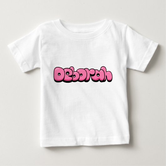 Deborah Pink Baby T-Shirt (Voorkant)