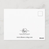 DEBORAH STEWART MINISTRIES-WHITE LILY BRIEFKAART (Achterkant)