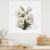 DEBORAH STEWART MINISTRIES-WHITE LILY POSTER (Keuken)
