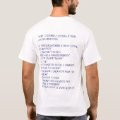 Debra Birthday Shirt (Achterkant)