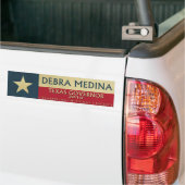 Debra Medina for TX Governor 2010 - Bumper Sticke Bumpersticker (Op Truck)